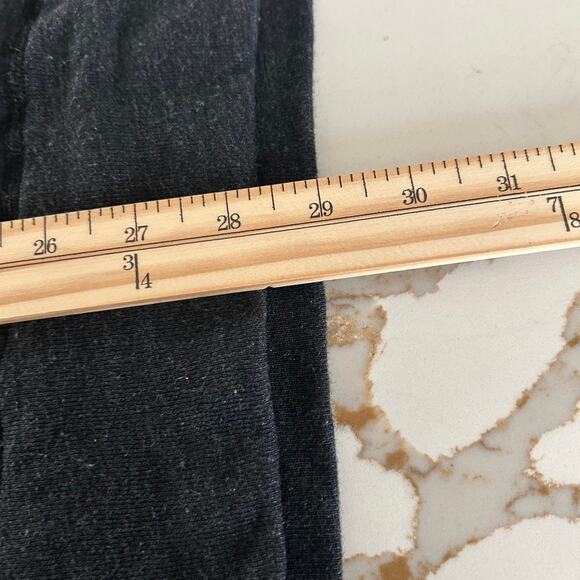 James Perse Standard Shirt Mens 3 Black Heather Raglan LS Supima Cotton - Picture 10 of 10